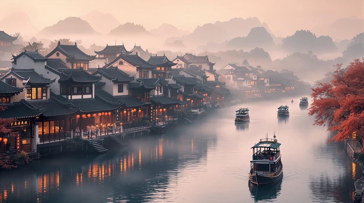 江南烟雨：水墨长卷 - 绿岛电影院影视内容封面图